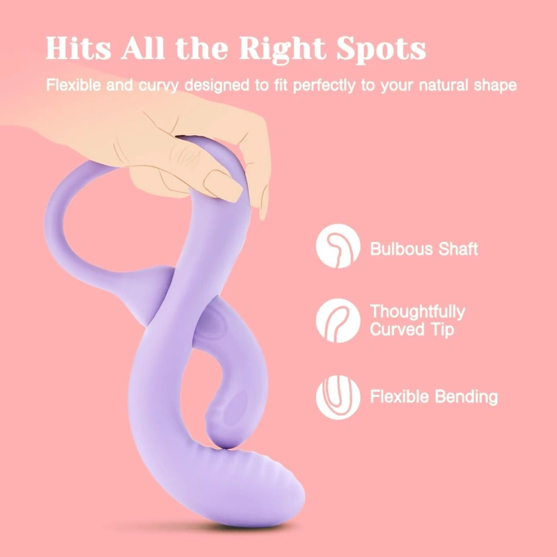 Transformable rabbit-ear vibrator for women