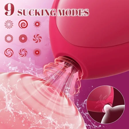 Clit Sucker Heart Toy Sex Toys for Women with 9 Suction