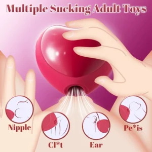 Clit Sucker Heart Toy Sex Toys for Women with 9 Suction