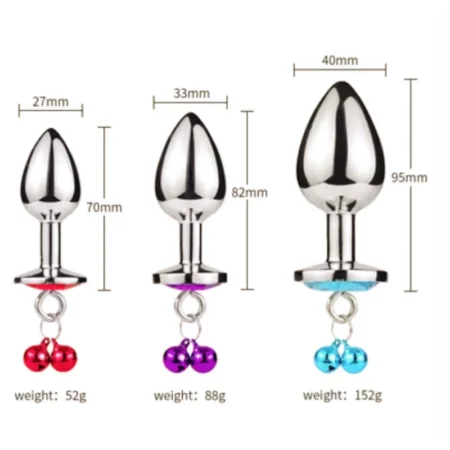 Adult male and female anal sex anal plug toys with chains