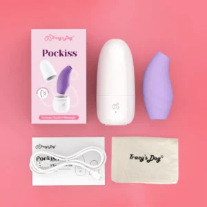 Handheld suction vibrator sex toy for clitoris and nipples