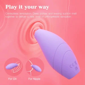 Palm Sucking Vibrators for Clit Nipple Stimulation