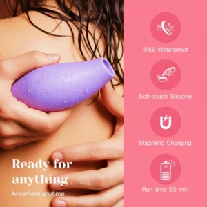 Palm Sucking Vibrators for Clit Nipple Stimulation