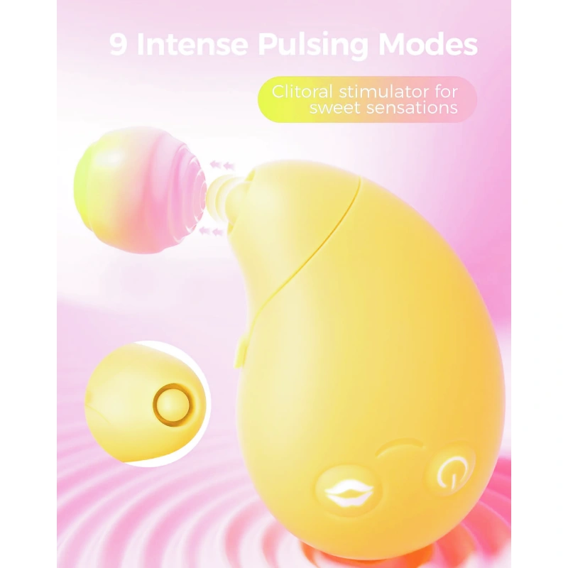 New Lemon Vibrator Suction Vibrator - 2 in 1 APP Control