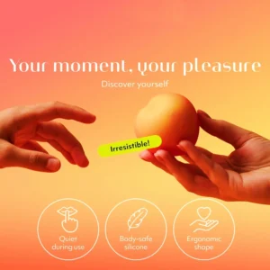 Peach Sex Toy Clitoral Vibrator Silicone Suction Toys
