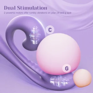 Clitoral Kissing G Spot Rabbit Vibrator for Women
